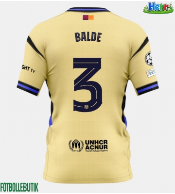 Barcelona Alejandro Balde #3 Bortatröja 2025-26 Kortärmad